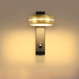 Luminária de parede giratória moderna e minimalista