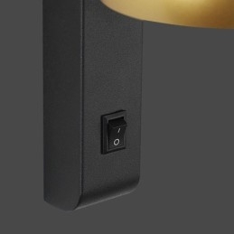 Luminária de parede giratória moderna e minimalista