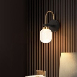 Luminária de parede moderna minimalista em acrílico