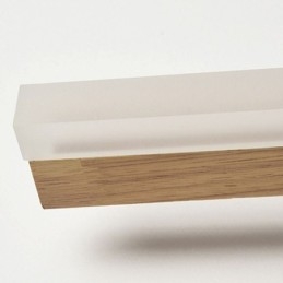 Espelho Luz Madeira Maciça Luminária de Parede Moderna Luminária de Parede Sconce