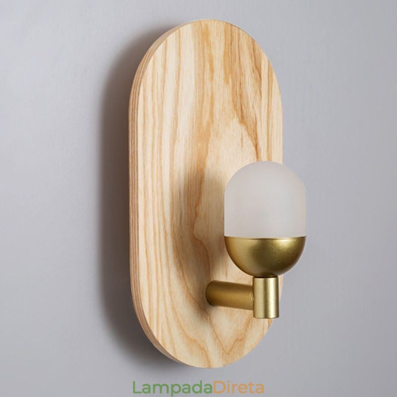 Decoração Parede Madeira Lâmpada Entrada Corredor Luzes Nordic Cabeceira Luz Parede