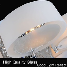Controle remoto Flush Mount Crystal Moderno Contemporâneo