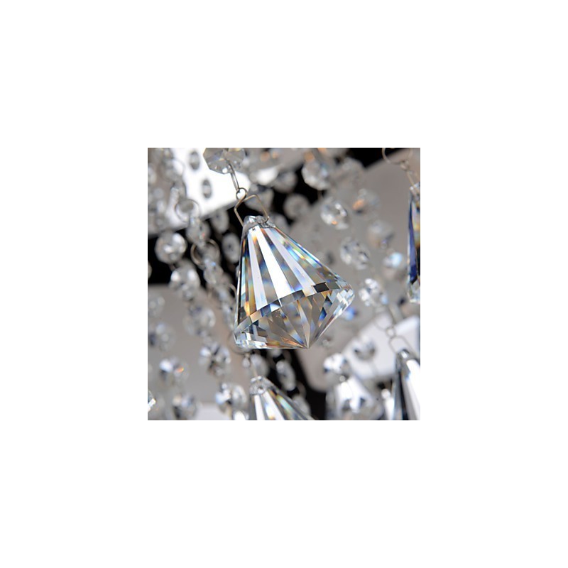 Controle remoto Flush Mount Crystal Moderno Contemporâneo