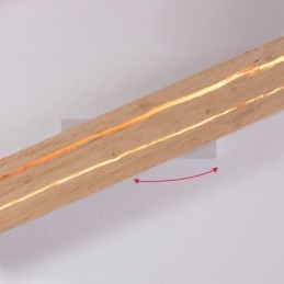 Luminária de parede de madeira moderna, luzes de corredor de entrada, luz de parede de cabeceira nórdica