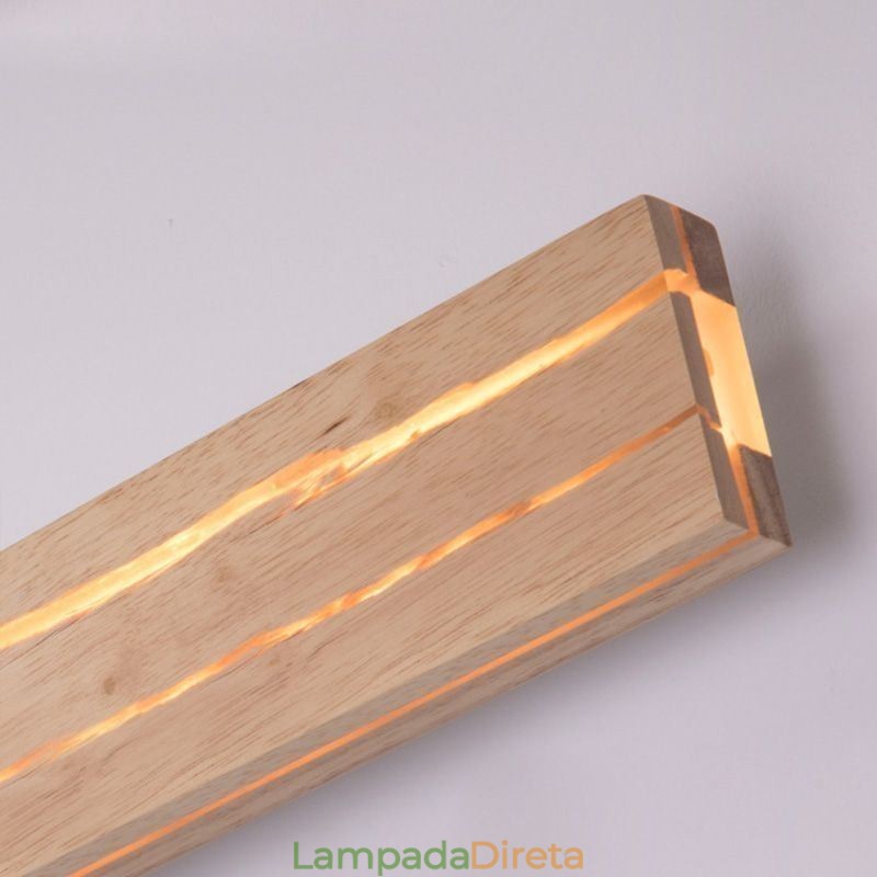 Luminária de parede de madeira moderna, luzes de corredor de entrada, luz de parede de cabeceira nórdica