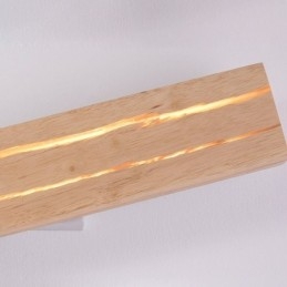 Luminária de parede de madeira moderna, luzes de corredor de entrada, luz de parede de cabeceira nórdica