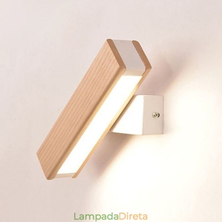 Europa Luminária de parede de madeira maciça Iluminação de parede de cabeceira Luminárias de simplicidade moderna Europa Luminária de parede de madeira maciça Iluminação de parede de cabeceira Luminárias de simplicidade moderna