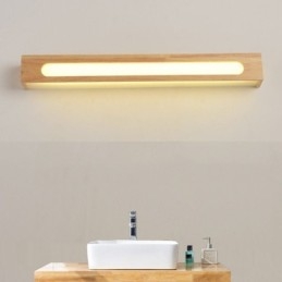 Luminária de parede moderna de madeira, luzes de corredor de entrada, luz de parede de cabeceira nórdica