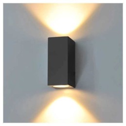 Luminária de parede moderna e simples em alumínio para decoração de interiores