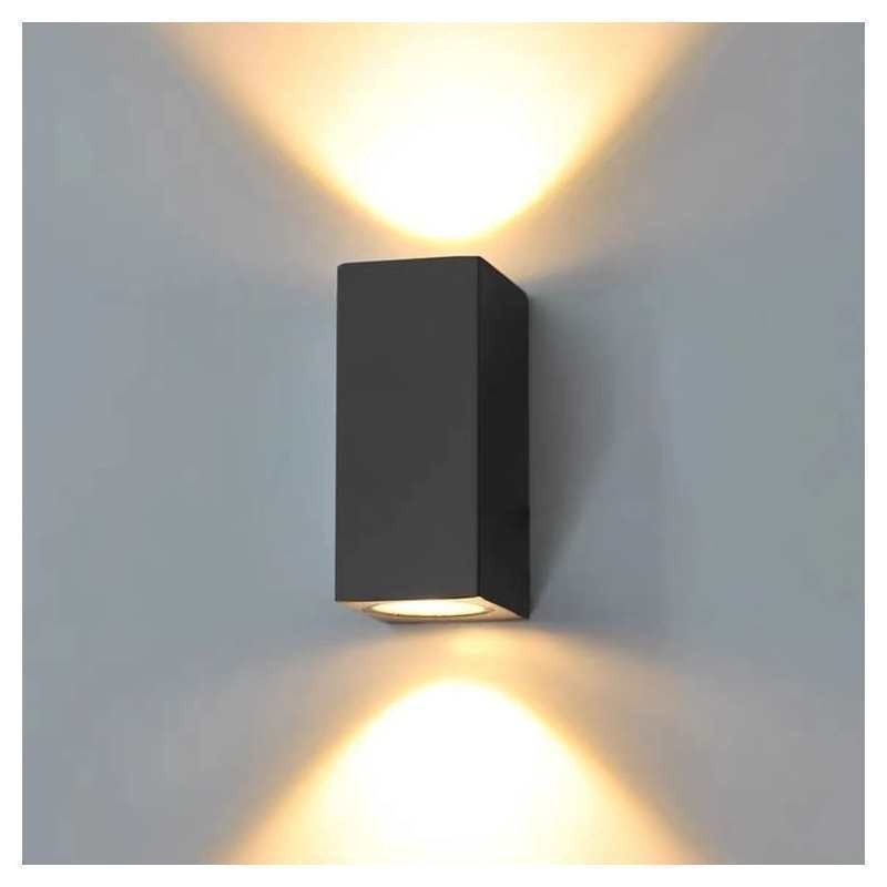Luminária de parede moderna e simples em alumínio para decoração de interiores