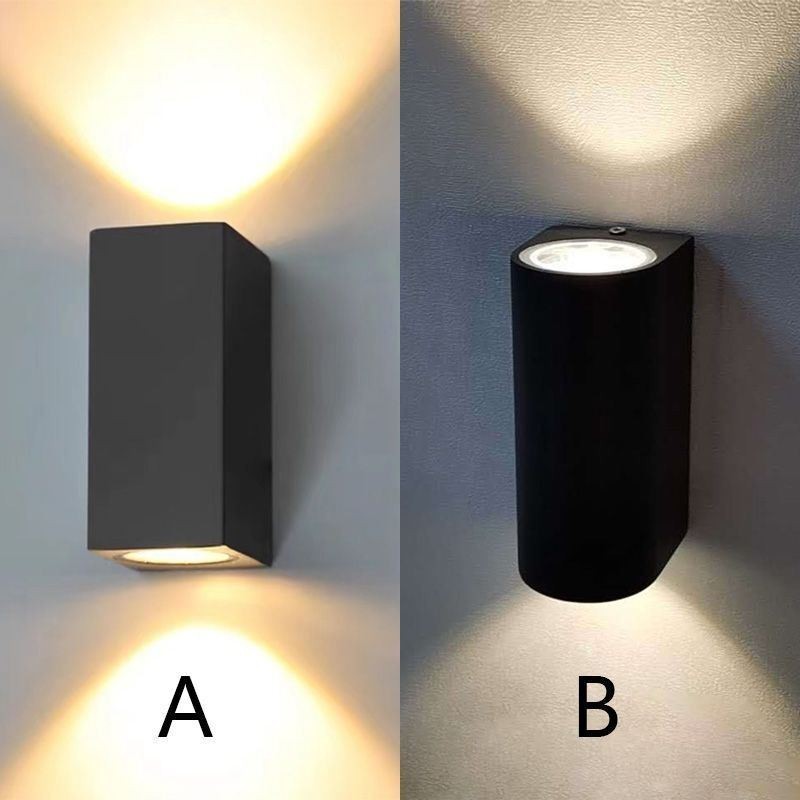 Luminária de parede moderna e simples em alumínio para decoração de interiores