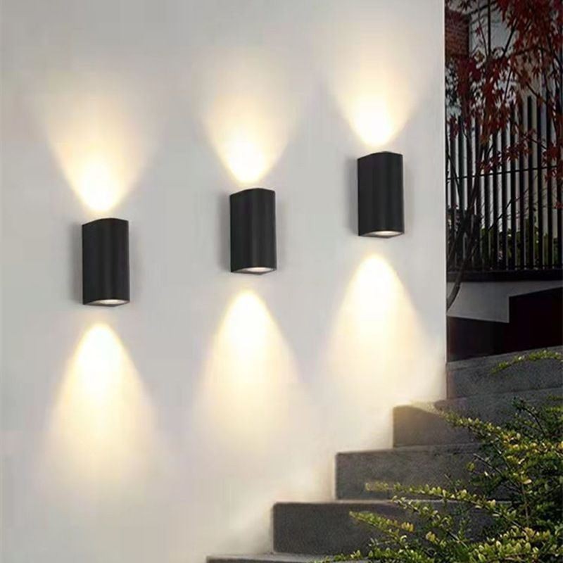 Luminária de parede moderna e simples em alumínio para decoração de interiores