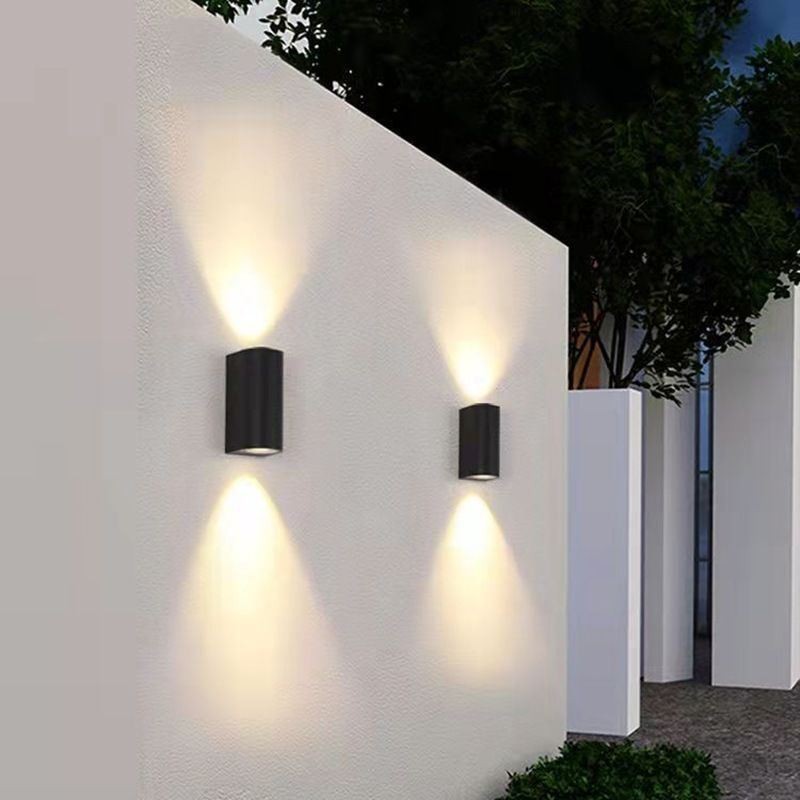 Luminária de parede moderna e simples em alumínio para decoração de interiores