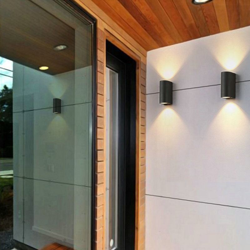 Luminária de parede moderna e simples em alumínio para decoração de interiores
