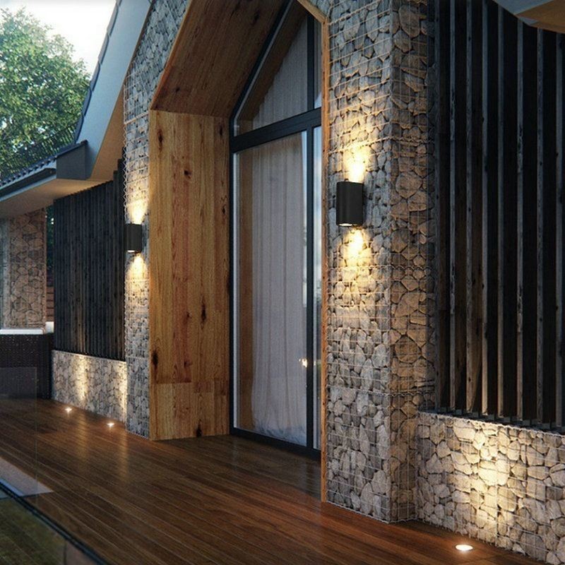 Luminária de parede moderna e simples em alumínio para decoração de interiores