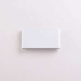 Luminária de parede à prova d'água moderna simples de alumínio para decoração de interiores