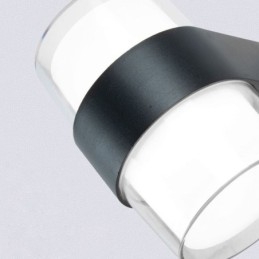 Luminária de parede minimalista acrílica à prova d'água para pátio