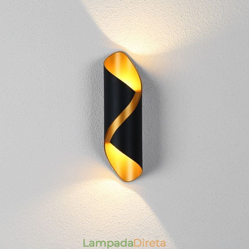 Luminária de parede moderna à prova d'água Luminária de parede Corredor Corredor