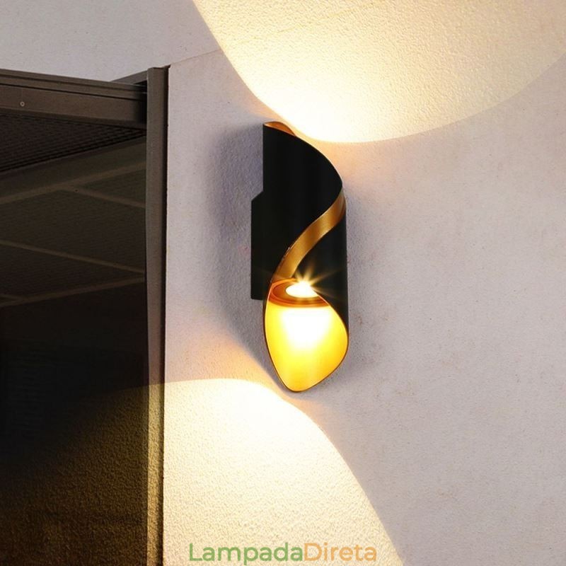 Luminária de parede moderna à prova d'água Luminária de parede Corredor Corredor