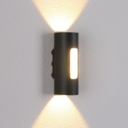 Luminária de parede impermeável de alumínio para pátio