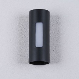 Luminária de parede impermeável de alumínio para pátio