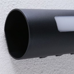 Luminária de parede impermeável de alumínio para pátio