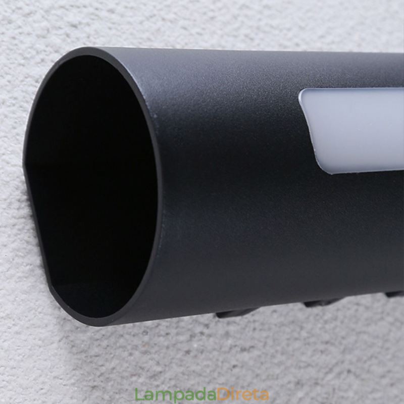 Luminária de parede impermeável de alumínio para pátio