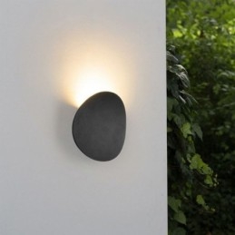 Luminária de parede de alumínio para jardim externo, iluminação para varanda
