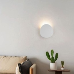 Luminária de parede de alumínio para jardim externo, iluminação para varanda