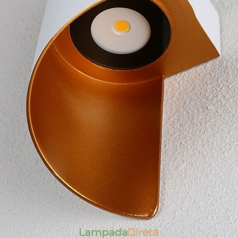Luminária de parede de alumínio à prova d'água Luminária de parede Pátio Varanda
