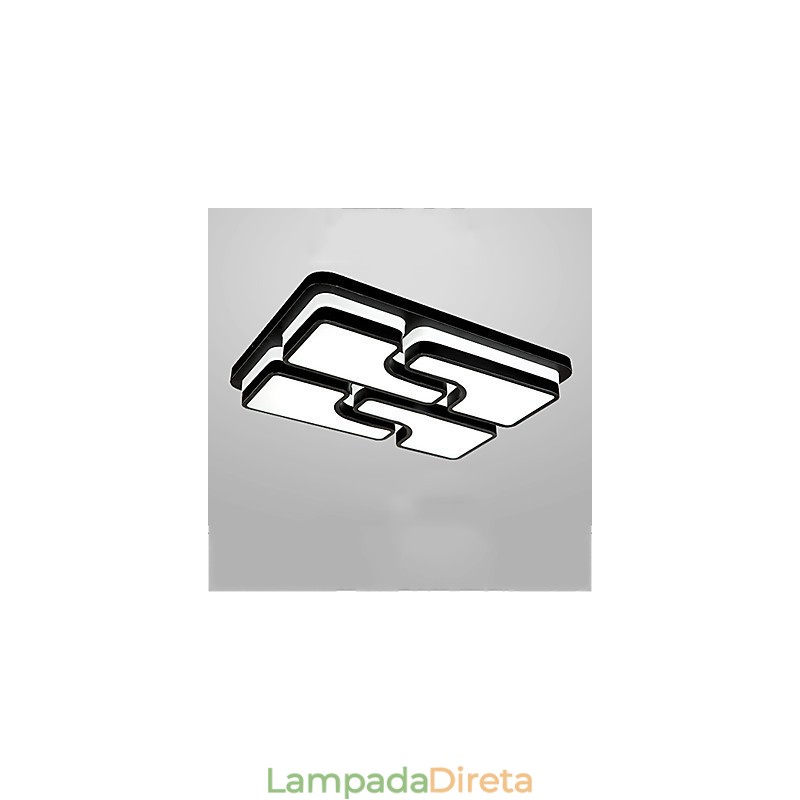 Montagem embutida de metal contemporânea moderna