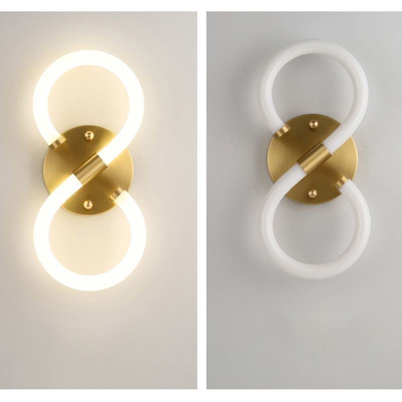 Número Luz Numeral Árabe 8 Lâmpadas