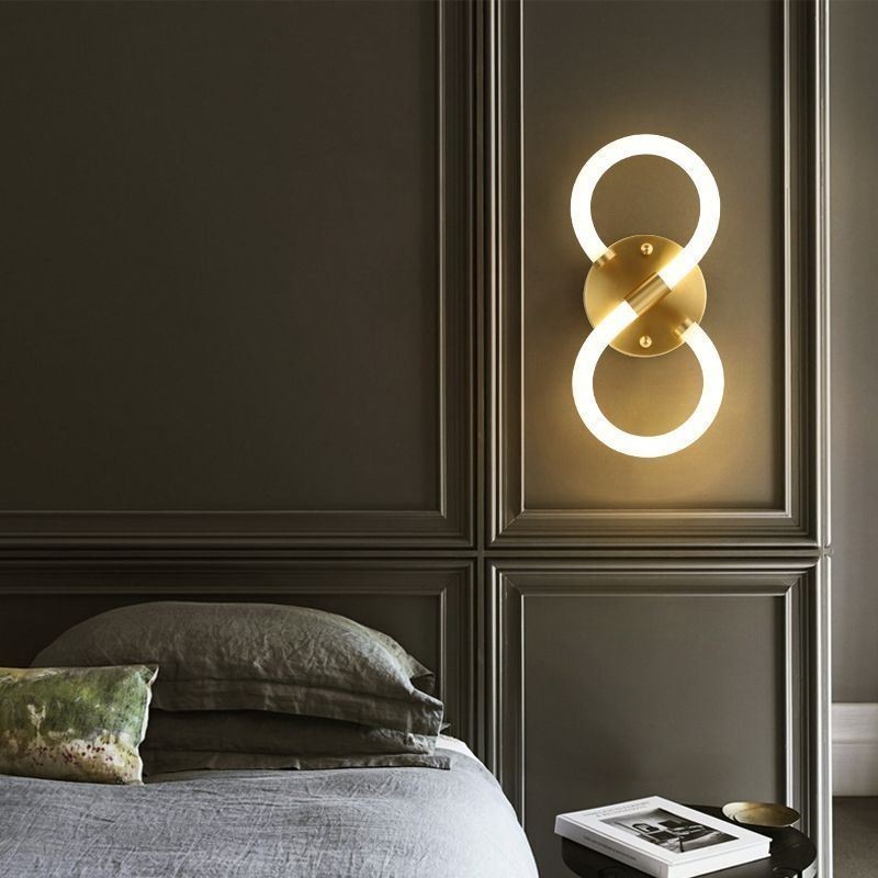 Número Luz Numeral Árabe 8 Lâmpadas