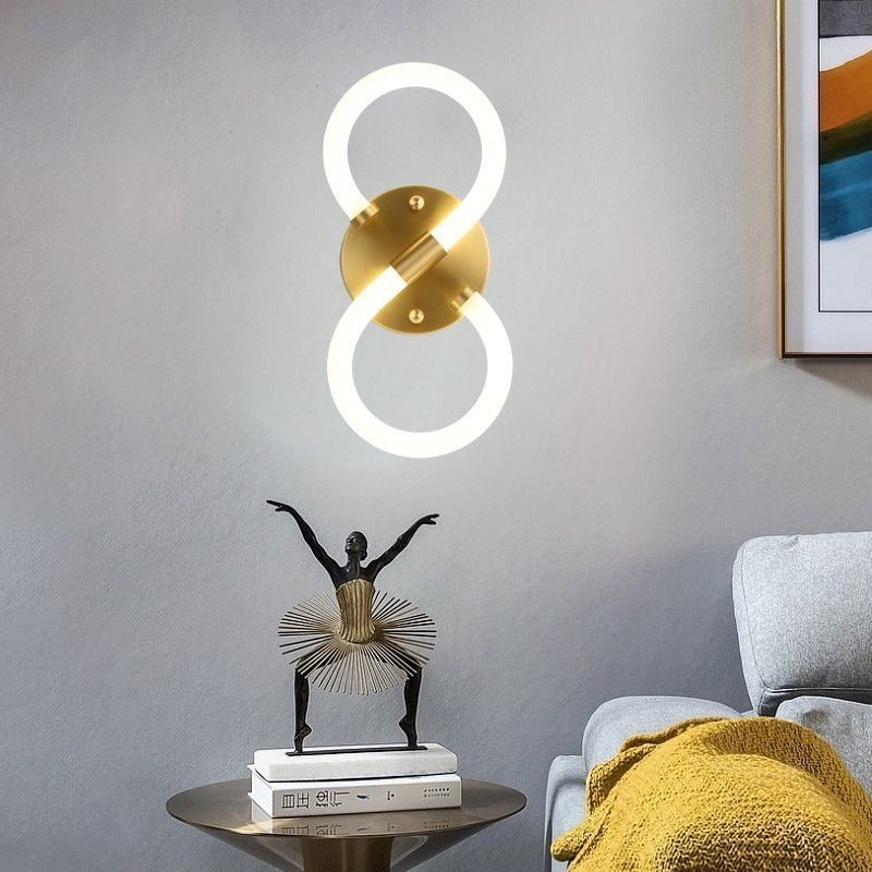 Número Luz Numeral Árabe 8 Lâmpadas
