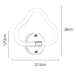 Luz de parede em forma de nuvem, arte, luzes decorativas