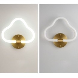 Luz de parede em forma de nuvem, arte, luzes decorativas