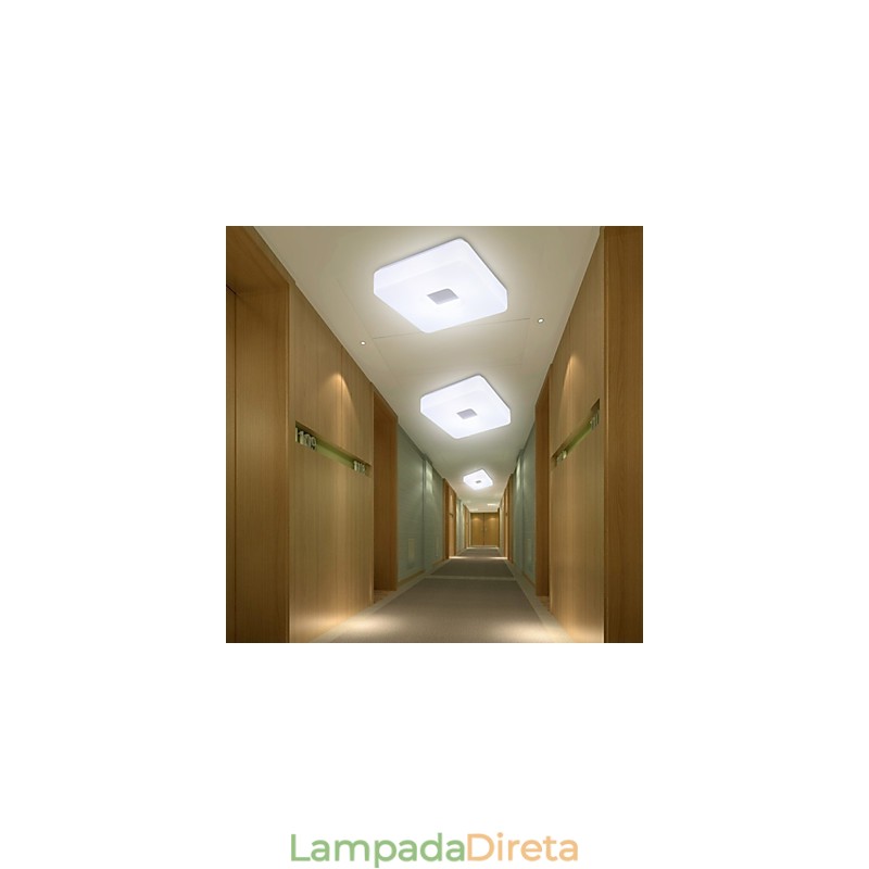Luminárias de teto embutidas, modernas e contemporâneas, de metal