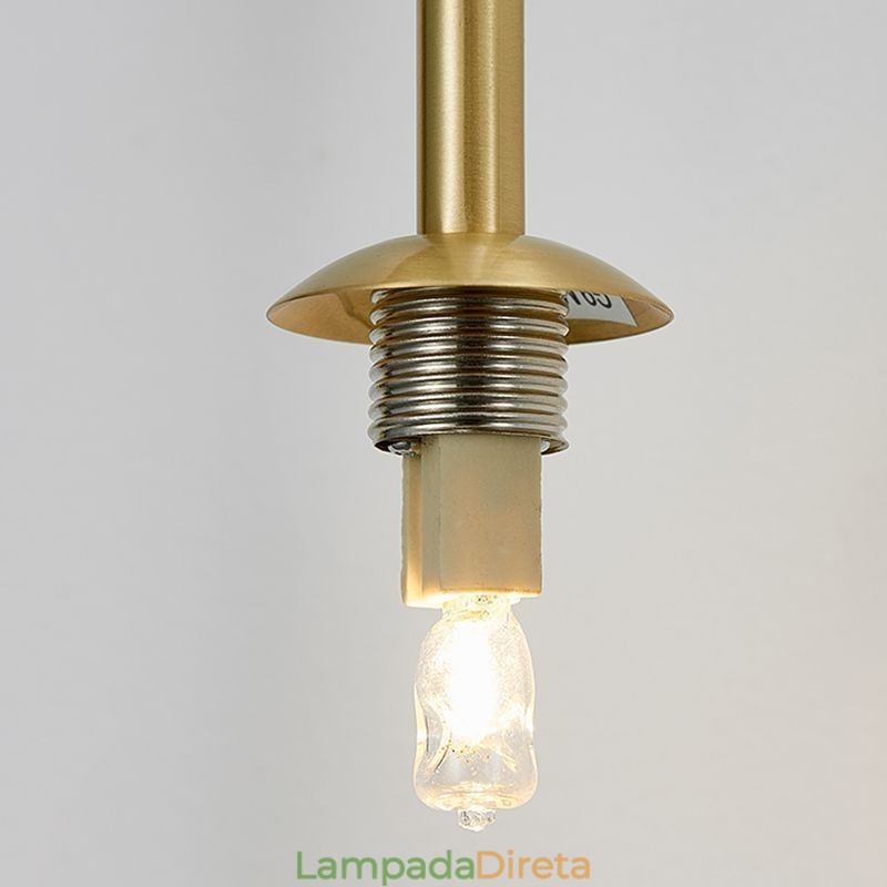 Luminária de parede de vidro globo, luminária de parede moderna de latão