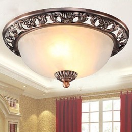 Europa Tipo Resina Vidro Dome Luz Doce Para Absorver Lâmpada De Luz Dome