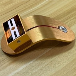 Luminária de parede minimalista de alumínio com arandela