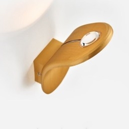 Luminária de parede minimalista de alumínio com arandela