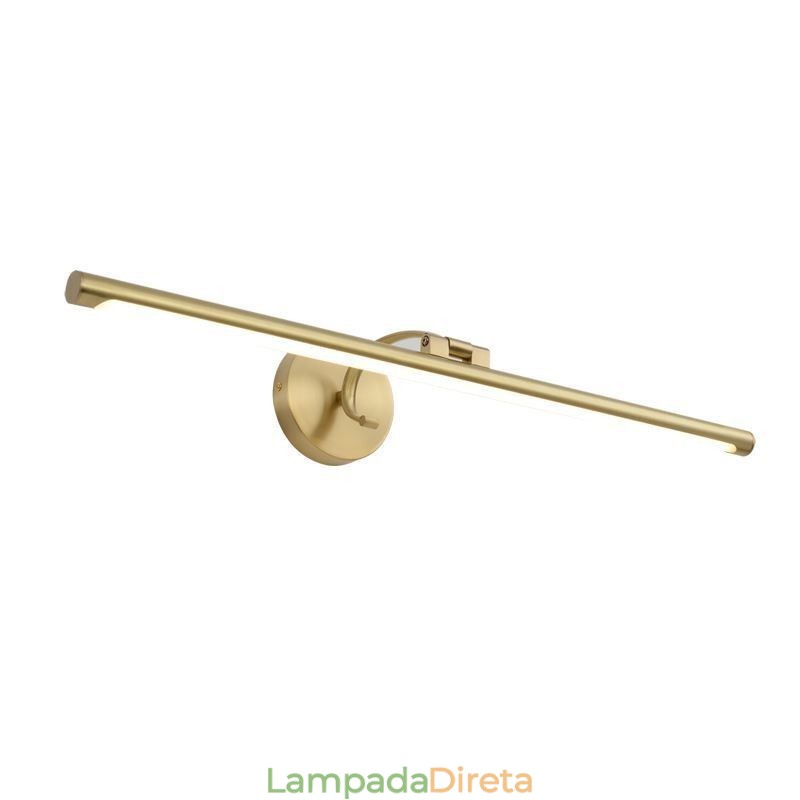 Luminária de parede de acrílico com luz frontal de espelho nórdico