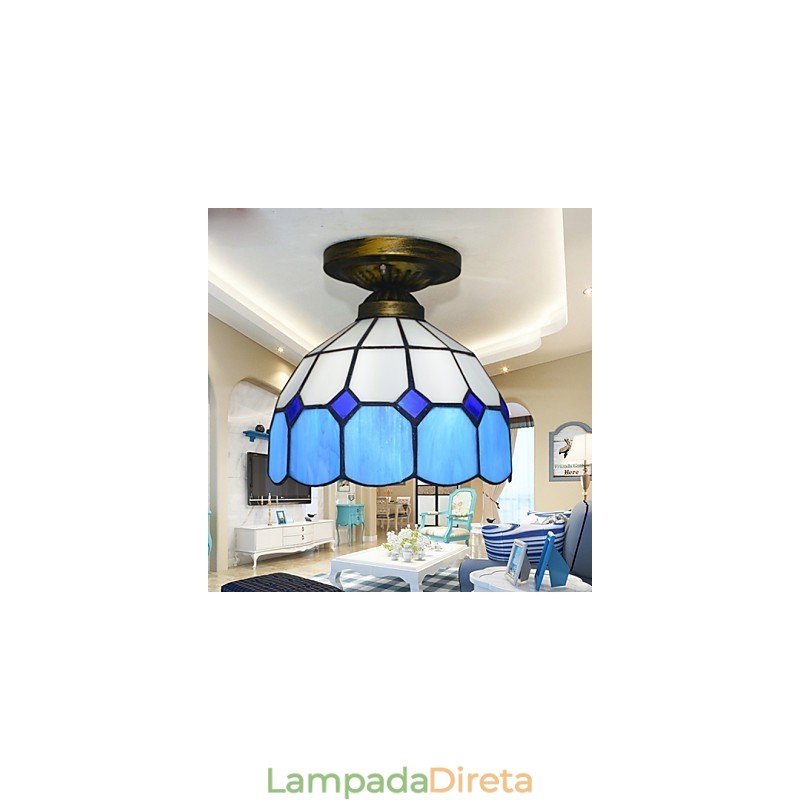 Mediterrâneo Contratado Absorver Dome Light Creative Absorver Dome Light Lamp