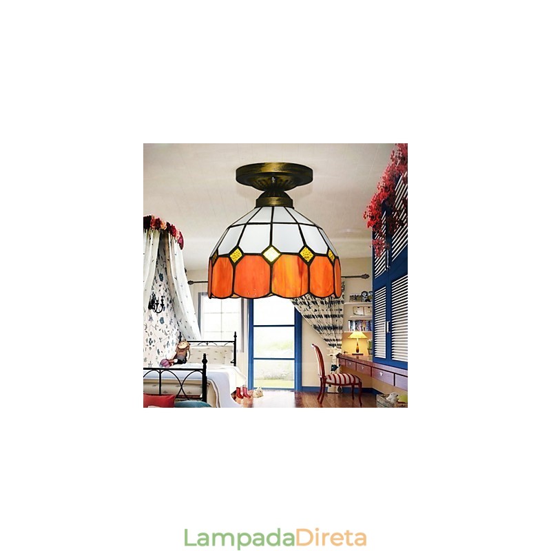 Mediterrâneo Contratado Absorver Dome Light Creative Absorver Dome Light Lamp