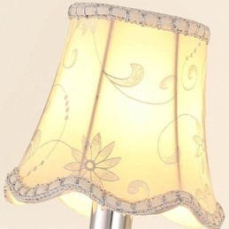 Luminária de parede elegante de cristal estilo europeu clássico