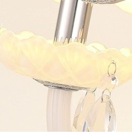 Luminária de parede elegante de cristal estilo europeu clássico