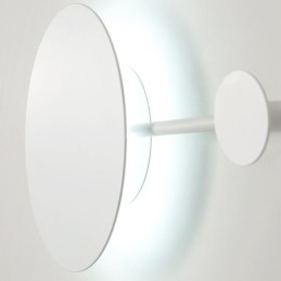 Luminária de parede moderna Luminária de parede circular Preto Gancho Arandela Iluminação de cabeceira