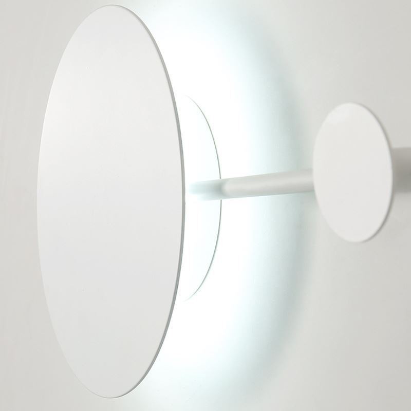 Luminária de parede moderna Luminária de parede circular Preto Gancho Arandela Iluminação de cabeceira