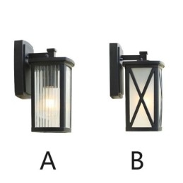 Moderno Simples Luz Ao Ar Livre À Prova D'Água Quadrado Coluna Luz De Parede Pátio Corredor