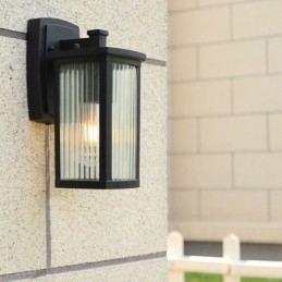 Moderno Simples Luz Ao Ar Livre À Prova D'Água Quadrado Coluna Luz De Parede Pátio Corredor